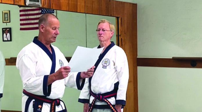 Karate master makes the grade