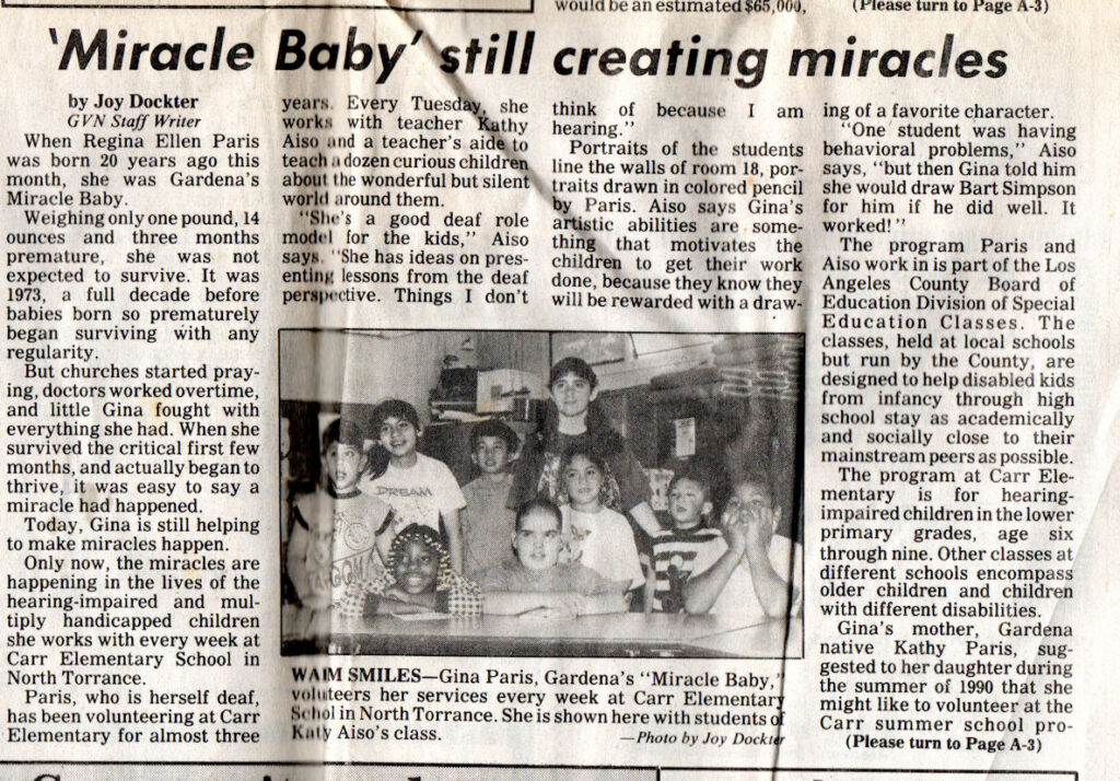 “Miracle baby” turns 50 | Gardena Valley News