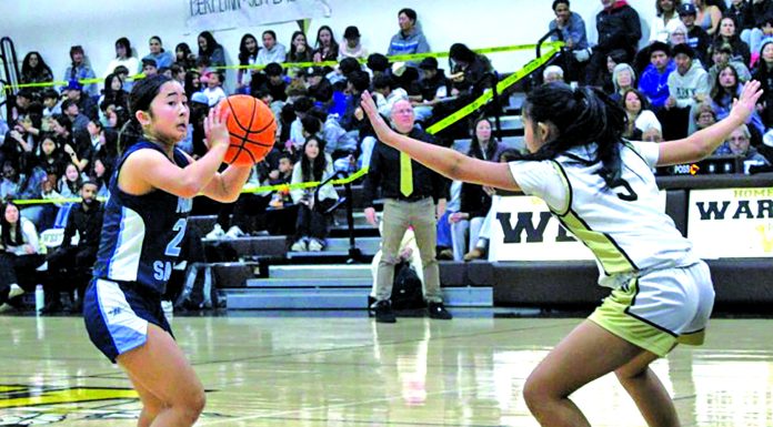 Lady Saxons’ basketball defeat Mira Costa, West Fitzgerald, Tokeshi lead way with 14 and 12 points