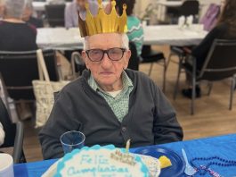 Jorge Hache celebrates 105th birthday