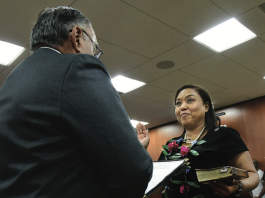 Mayor, Council Members and staff sworn in