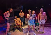 Talented cast performs The Full Monty at the Nocturne Theatre in Glendale