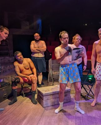 Talented cast performs The Full Monty at the Nocturne Theatre in Glendale