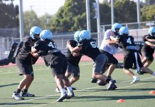 HS football practices prep for season opener