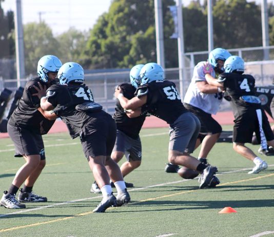 HS football practices prep for season opener