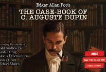 The world premiere of The Case-Book of C. Auguste Dupin opens at Theatre 40